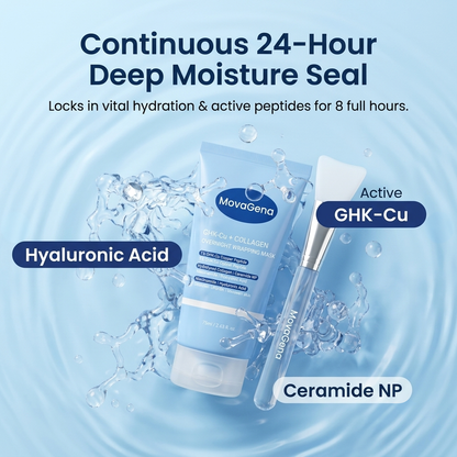 GHK-Cu overnight mask 24-hour deep moisture seal with hyaluronic acid and ceramide NP
